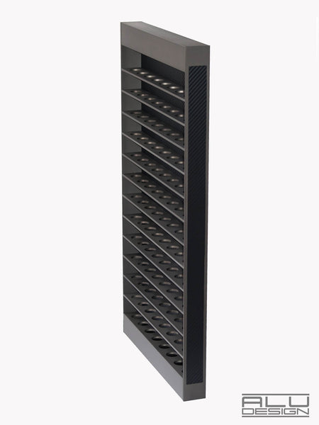 Golf Ball Display Rack (104 Balls) - Cabinet Holder Rack Aluminum - 9