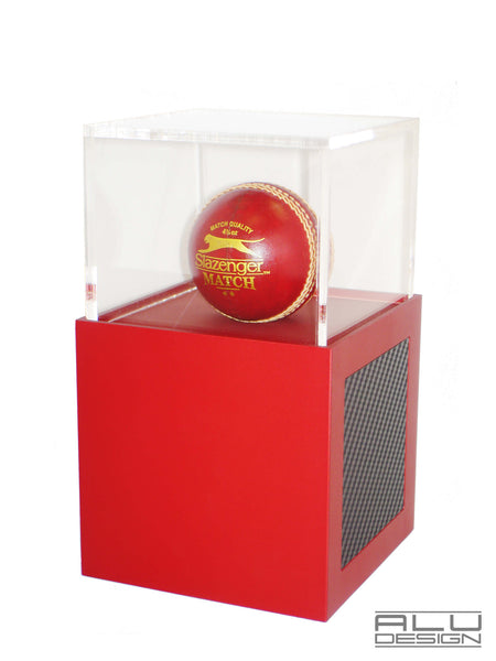 Cricket Ball Display Case - Cabinet Holder Rack Aluminum - 5