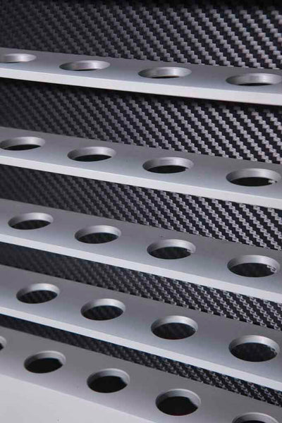 Golf Ball Display Rack (104 Balls) - Cabinet Holder Rack Aluminum - 6