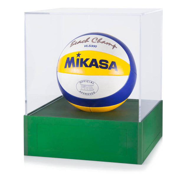 Volleyball Display Case - Cabinet Holder Rack Aluminum - 2