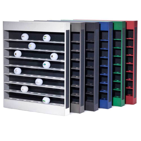 Golf Ball Display Rack (64 Balls) - Cabinet Holder Rack Aluminum - 1