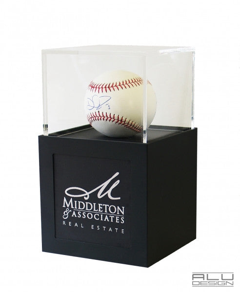 Baseball Display Case - Cabinet Holder Rack Aluminum - 8